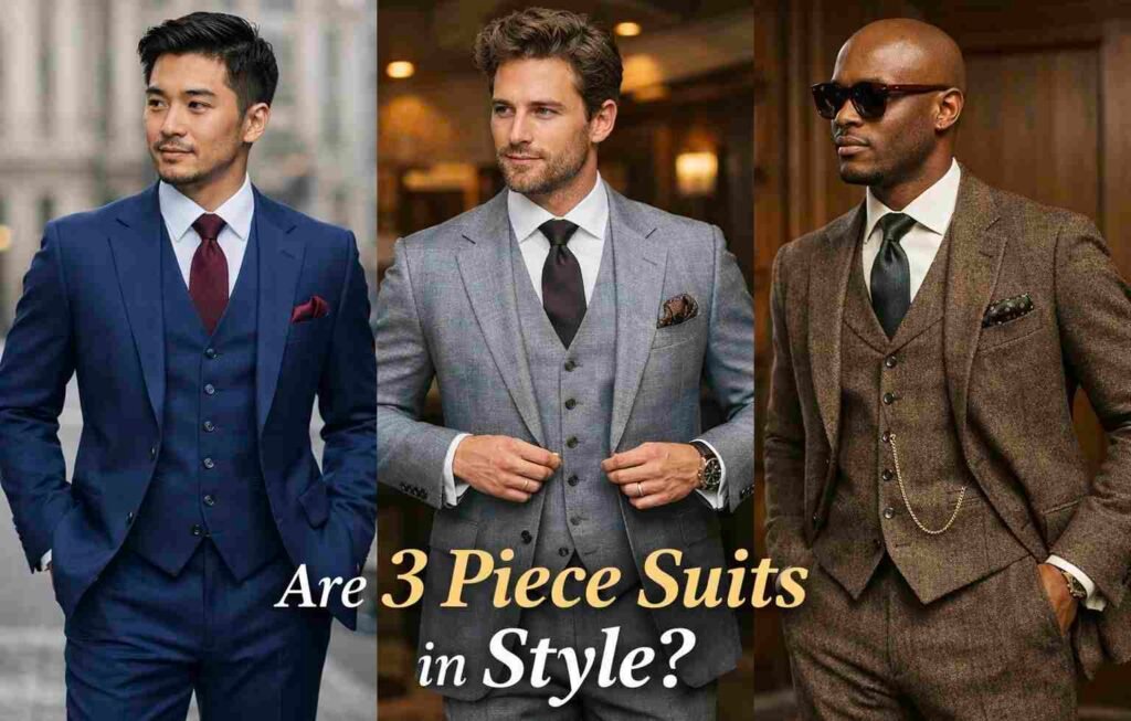 are 3 piece suits in style